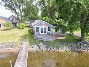 Image of Sunset Point West facing cottage. Amazing spot RIGHT on the water!!!
