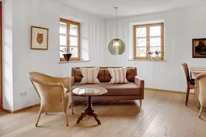Image of Charming Apartment “Ferienwohnung Eiche” with Mountain View, Wi-Fi