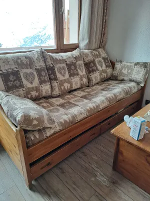 Image of Rental apartment Pieds pistes 2 rooms 30m2-6pers Reberty 1850 separate bedroom
