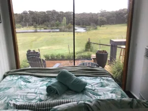 Image of Pet friendly, Off-grid Tiny home with lake view