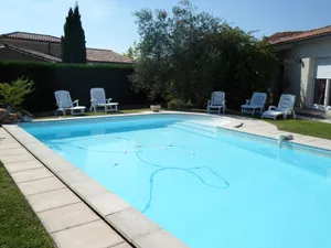 Image of Furnished one-storey villa with 8 sleepings with a private pool