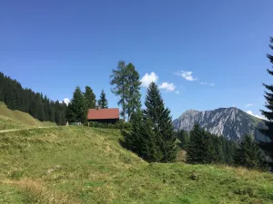 Image of Alpine hut in the Upper Austrian mountains
