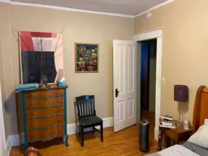 Image of Private bedroom in a cute old hardwood charm unit -next to Macalester college