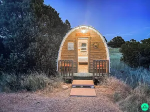 Image of Western Wagon, Linens, Hot Showers, Stunning Views