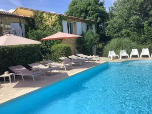 Image of Grimaud seaside, Gulf of St Tropez villa sleeps 8, heated pool