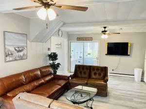 Image of Peaceful Beach Block Oasis - 2 Story Coastal Escape - Sunroom, Patio, Badges