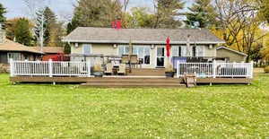 Image of DESIGNED FOR FUN! LAKEFRONT HOME - PET FRIENDLY! HOT TUB, FIRE PIT READY TO GO!