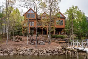 Image of Lakefront Retreat | Luxury Home with Gorgeous VIEWS & Private Dock!