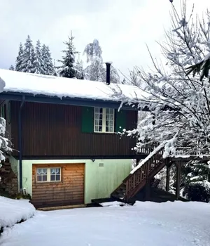 Image of Dream cottage in the heart of nature: forest, river, cabin atmosphere & wood stove