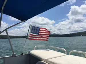 Image of Lake Nottely Vacation Rental, Blairsville. King Beds. Pontoon boat available