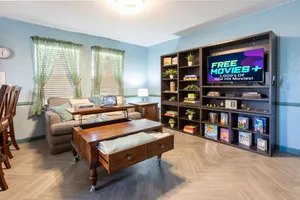 Image of Ultimate Group Getaway with Massage Chair, Family Game Room, 2 King Beds, Sleeps 12