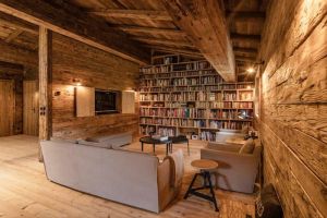 Image of Luxury old wood mountain chalet in a sunny secluded location with gym, sauna & whirlpool