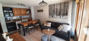 Image of beautiful apartment for 6-8 people, quiet, at the foot of the piste, near buissonnière lake