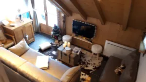 Image of Duplex 6 pers, avec 8 couchages, garage, WIFI, calme, proche des pistes, top équipé et linges fournis, vue magnifique