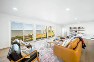 Image of Modern Lakefront Home with Sunrise & Sunset Views