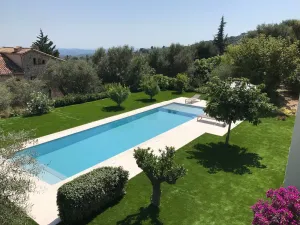 Image of Panoramic seaview. Walk to medieval village. 25min to Nice airport.