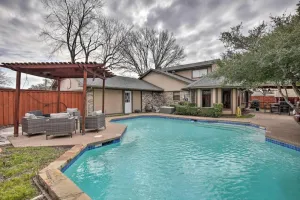 Image of Tulane Modern Richardson Retreat w\/ Pool & Indoor Hot Tub!