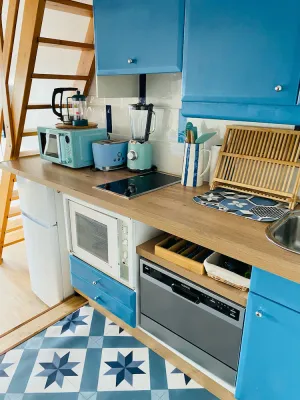 Image of La vie en Bleu Studio Mini Duplex vue mer 180° Bien Placé