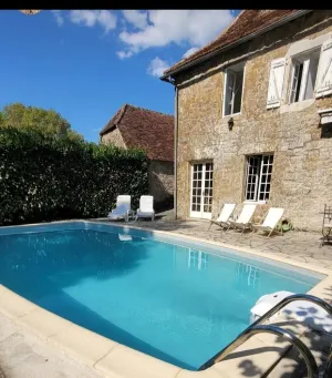 Image of village house with pool