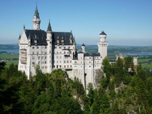 Image of Aussiedlerhof surrounded by meadows and forests, tasteful antique furnishings