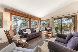 Image of Tahoe Vista Retreat with Lake View Walk to beach