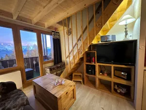 Image of Duplex rénové 3P+cabine 6 pers, balcon, vue Mont Blanc - FR-1-181-2732