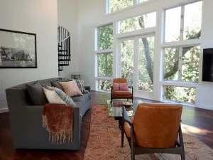 Image of Gorgeous 2Bd + Loft with Deck and Gardens. Soaring 20 ft ceilings, huge windows!