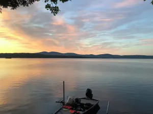 Image of Serenity at Sunrise. Breathtaking Lakefront with Private Dock!