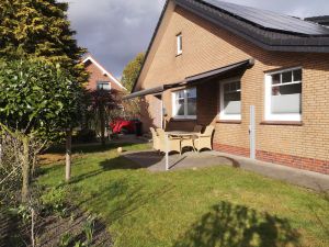 Image of Modern vacation apartment near the North Sea with terrace and garden