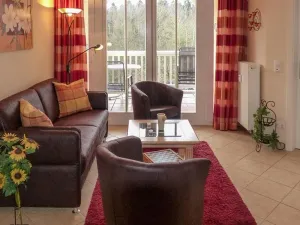 Image of Baltic Sea vacation apartment with south-facing balcony and forest view, sauna area & pool in the house! - Dune Castle