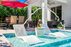 Image of New Designer's Dream Delray Beach Oasis Heated Pool, Large Patio, Close to the Ave