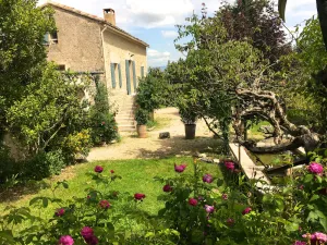 Image of Charming Magnanerie with swimming pool and pétanque court in an idyllic setting