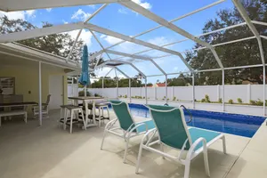 Image of Blue Chill! Heated pool home with grill! 15 min drive to the beach!