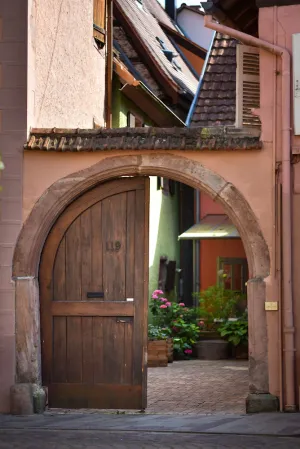 Image of Cosy and quiet gîte with a paved courtyard planted with flowers, 5 minutes from the center.