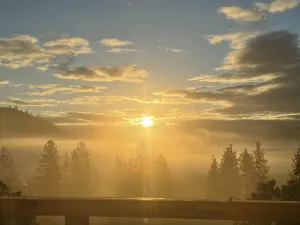 Image of amazing views of the valley and the mountains