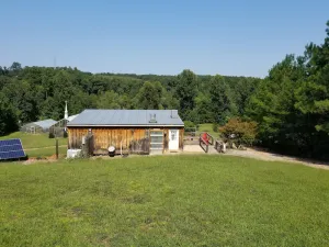 Image of Charming Rustic Private Cabin w. Hot Tub overlooking Broad River near GWU