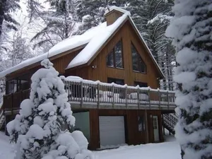 Image of Winter Wonderland! With miles of private xc ski\/snowshoe trails to explore.