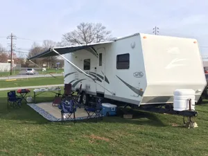 Image of PSU Football Tailgating in ORV Lot