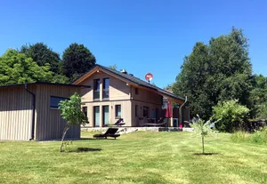 Image of Luxurious solid-wood house with pool and sauna for 4 people in Allgäu