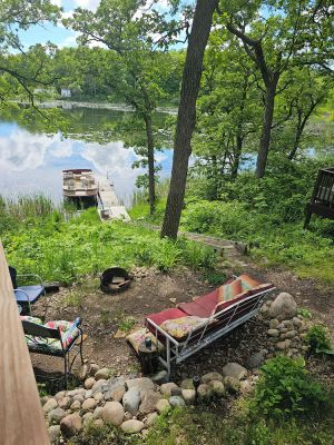 Image of COZY Loon Lake, Vergas MN cabin! Dog Friendly! Pontoon rental available.