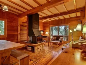 Image of Chalet rénové pour 10 avec jacuzzi, cheminée et WiFi aux pieds des pistes - FR-1-455-155