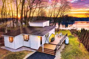 Image of Lakefront - King - PetsOK - W&D - Fire Pit - Kayak
