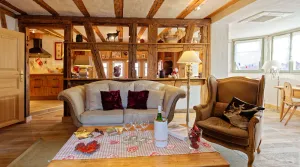 Image of The Alsatian Hart***** - Panoramic views of Riquewihr and the vineyards. Quiet.