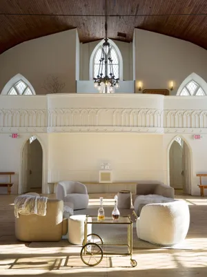 Image of Historic Stone Church in The Berkshires