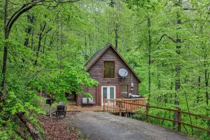 Image of Hot Tub & WiFi - Romantic Hideaway - Wooded Retreat near Red River Gorge, Kentucky!