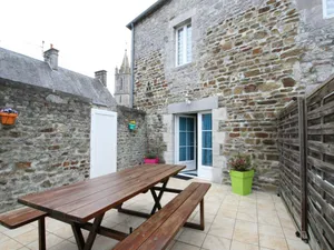 Image of Charming Beachside Home with Terrace, BBQ, and Baby Equipment in Hauteville-sur-Mer