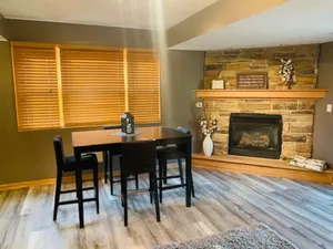 Image of City country, small Lake view, hot tub, game room fire place & lots of extras!