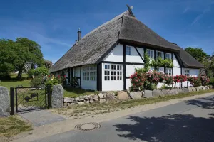 Image of strandnahe Idylle am Meer, private Badestelle mit Strandkorb - Gutshof Ostseeblick FeWo Nr 04