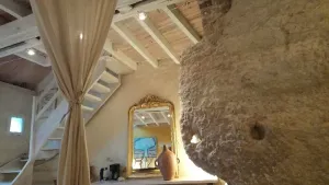 Image of Troglodyte loft in the Loire valley in France