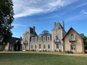Image of Nice castle with swimming pool, 27 people, between Loire castles and Burgundy
